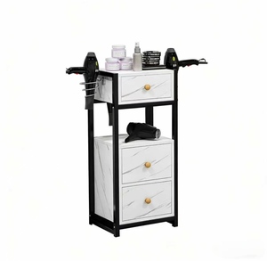 Multi-functional Barbershop Hair Salon Furniture Minimalist Style Modern Style Barber <b>Trolley</b> with Wheel Trendy Hot Sales - Product Image 4