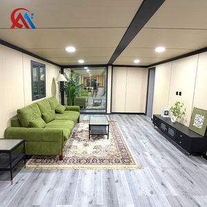 40 फीट लक्जरी 3-4 बेडरूम डबल विंग प्रीफैब हाउस हीट-इन्सुलेटेड वाटरप्रूफ एक्सपेटेड कंटेनर घर - Product Image 4