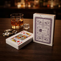 Cartes à jouer publicitaires personnalisées extra-épaisses, cadeaux de mariage, jeu de poker personnalisé avec photo, finition brillante/mate, logo personnalisé