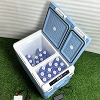 Réfrigérateurs de véhicule à double zone de température L50 L40, commande par écran tactile, 12V/24V DC220V AC, adaptés aux camions, camping-cars et caravanes
