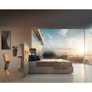 เตียงดีไซน์เนอร์ Katil Kulit Mewah รุ่นโมเดิร์น Ganda Papan Kepala Katil Utama สไตล์อิตาลี ขนาด 180x200 ซม. รุ่น Raja Katil Mewah DIVANO-8971 เตียงอิตาลี D - Product Image 3