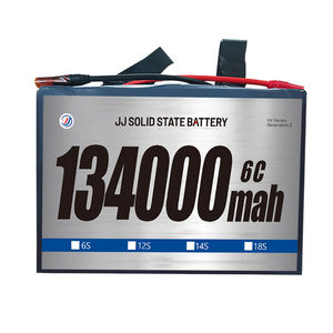 Новейшая высокая плотность 300wh/кг батарея 134000mah 134ah 6S 12S 18S 24S твердотельный Аккумулятор для большой полезной нагрузки дронов - Product Image 1