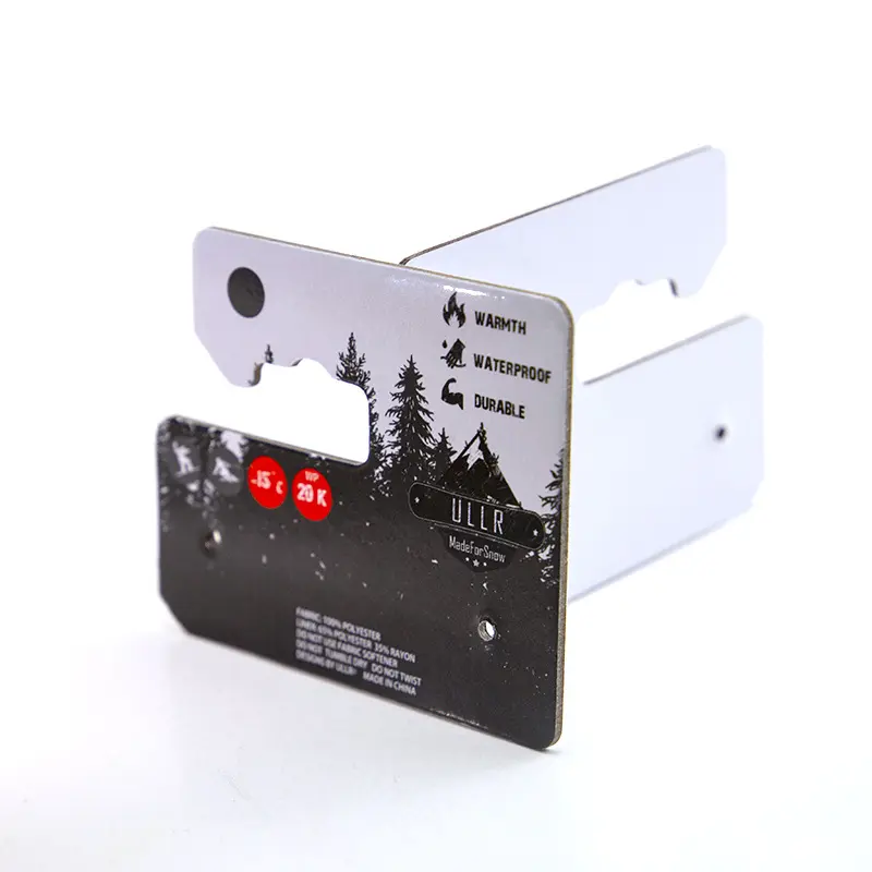मुद्रित हैडर कार्ड पूर्ण रंग किसी भी आकार प्रदर्शन फांसी कार्ड मोटी कागज 1mm अनुकूलित ऑफसेट मुद्रण लेबल कागज और पेपरबोर्ड