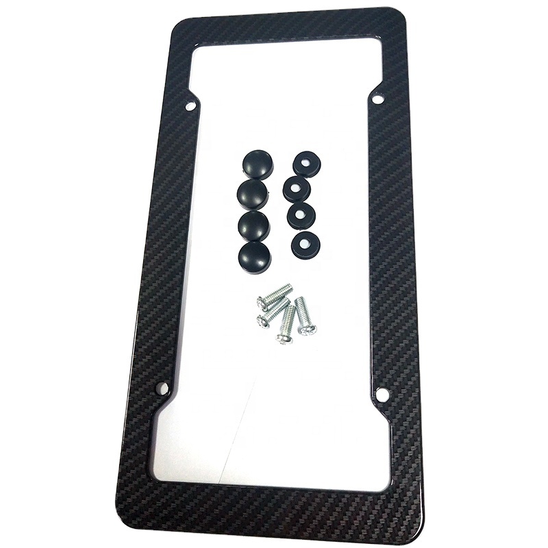 Simple ABS Carbon Fiber License Plate