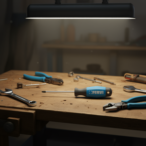 Tournevis cruciforme Fervi Ph 100 mm avec poignée suspendable - Product Image 3