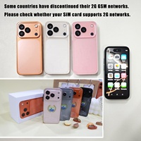 Mini Smartphone Compacto 3G I17 de 3.75 Pulgadas, Doble SIM, Doble Modo de Espera (DSDS), Desbloqueado, Android 12.0, 2GB+16GB - Directo del Fabricante