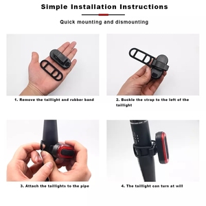 Đèn Đuôi Xe Đạp Đèn Phía Sau Xe Đạp 30 Chip LED COB USB Sạc Đèn Ngoài Trời Xe Đạp Cảnh Báo Đèn Lồng An Toàn Đèn Hậu Hình Bầu Dục - Product Image 4