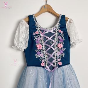2025 DT012 Costumes de performance de ballet professionnel sur mesure pour 'Coppélia' BlueLa Fille Mal Gardée - Product Image 5