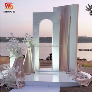 Arco de Metal Blanco Cuadrado para Telón de Fondo de Escenario de Boda, Soporte para Decoración de Eventos - Product Image 2