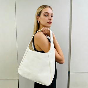 Bolso de Hombro Tipo Hobo de Lona Resistente con Diseño de Dibujos Animados Personalizado, Bolso de Mano Casual de Gran Capacidad para Mujer - Product Image 1