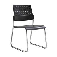 Tabourets de bar hauts fixes en métal en plastique bon marché moderne de pp, chaise haute commerciale de tabouret de bar