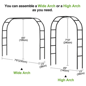 Décoration de fête porte d'escalade plante noire <span class=keywords><strong>arche</strong></span> de mariage Pergola jardin <span class=keywords><strong>arche</strong></span> de Rose <span class=keywords><strong>en</strong></span> métal - Product Image 2