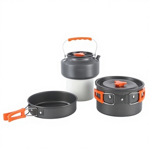 跨境户外野营燃气灶加厚锅具全套 - Product Image 1