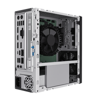 Boîtier PC Mini ITX portable de bureau SOHOO 4L avec alimentation flexible, mini station de travail en plastique