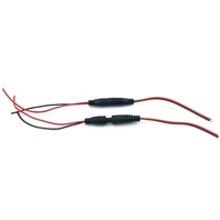 Connecteur M6 pour bande LED, 2 broches circulaires, prise mâle/femelle rapide, faisceau de câbles en PVC, connecteur de câble étanche