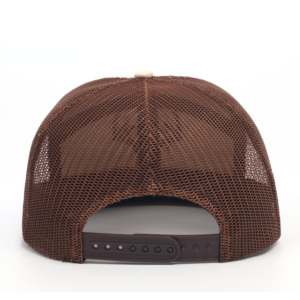 Modehoed 7-panel flat brim snapback trucker pet met aangepast geborduurd logo - Product Image 5