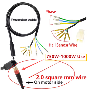 Moteur central de vélo électrique à engrenages pour pneus larges, avec dropout de 170mm et 190mm, compatible 36V, 48V, 52V, 500W, 750W, 1000W - Product Image 6
