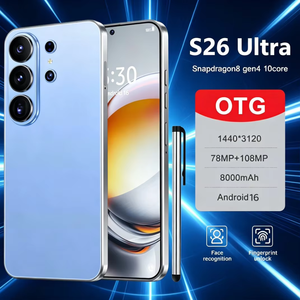 <span class=keywords><strong>Smartphone</strong></span> 5G S26 Ultra Android 16 avec 22 Go + 2 To, écran LCD 7,3 pouces 144 Hz, <span class=keywords><strong>appareil</strong></span> <span class=keywords><strong>photo</strong></span> 108 MP, batterie 8000 mAh, processeur Deca Core, idéal pour le gaming - Product Image 1