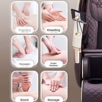 DWJ-R42 Zero Gravity 4d Chaise de massage à intelligence artificielle complète avec robot de massage des pieds des jambes du corps