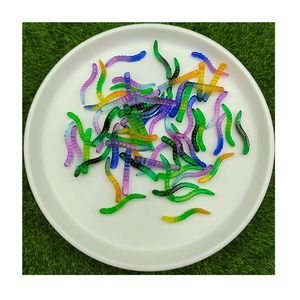 Juguetes de Insectos 3D, Figuras de Animales en Colores Arcoíris, Mini Estatuas, Regalos para Jardín de Hadas, Miniaturas para Jugar, Silicona TPE, para Todas las Edades - Product Image 2