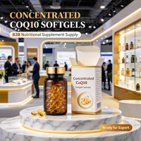 Coenzyme Q10 en gélules molles, sans sucre ajouté, 0,6 g, soutient la santé cardiaque et l'énergie cellulaire, complément alimentaire
