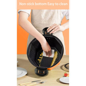 Mitcmolard Factory Direct 2026 Tendance : Cocotte antiadhésive en fonte à micro-pression, design citrouille, pour cuisinières à induction et à gaz - Product Image 4