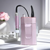 Professionnel Rechargeable 40000 tr/min Brushless Nail Drill Portable Électrique E File Acrylique Gel Grinder Outils avec 6 Bits