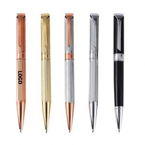 Bolígrafo de Metal Dorado de Lujo para Regalo Empresarial, con Grabado Personalizado, Función de Giro - Product Image 5