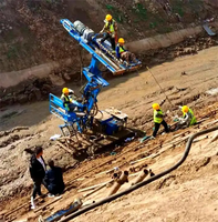 Machine de forage d'ancrage sur chenilles à moteur diesel à faible coût, haute efficacité, avec boîte de vitesses pour le renforcement du sol et des roches