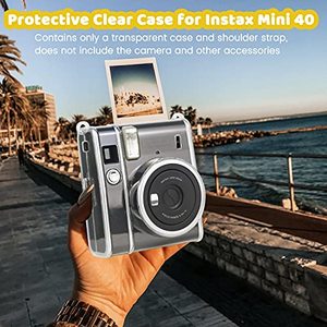 2022 Offre Spéciale exclusif conçu cristal dur PP couverture pour <span class=keywords><strong>Fujifilm</strong></span> <span class=keywords><strong>Instax</strong></span> <span class=keywords><strong>Mini</strong></span> <span class=keywords><strong>40</strong></span> appareil photo pour la photographie instantanée - Product Image 3