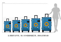 Valise Trolley Universelle 20-26 Pouces avec Cadre en Aluminium et 24 Mots de Passe de Voyage pour Hommes Femmes