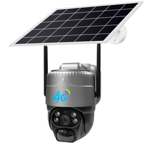 Caméra WiFi solaire V380 Pro, extérieure, étanche, vision nocturne couleur, HD, double objectif, caméra intelligente - Product Image 2