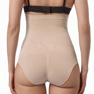 Ropa Interior Moldeadora Premium <span class=keywords><strong>de</strong></span> Cintura Alta con Control <span class=keywords><strong>de</strong></span> Abdomen, Corte Triangular, Máxima Potencia, Levanta Glúteos, Tallas Grandes para <span class=keywords><strong>Mujer</strong></span> - Product Image 3