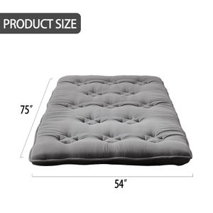 מחצלת futon מזרן foldable יפנית רצפת מזרן מתגלגל עם קו רחצה קל לחנות ונייד - Product Image 1