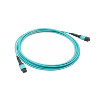 Cordon de brassage à fibres optiques multimode OM3 MPO-MPO 12 cœurs LSZH 40G 100G pour centre de données IDC, câble tronc MTP