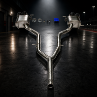 Échappement Catback Mercedes Benz C63 W204 en acier inoxydable avec silencieux à valve, accessoires pour voitures, échappement Valvetronic