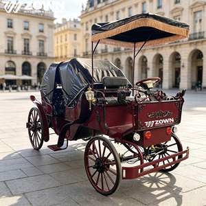 Elegante Carruaje Eléctrico sin Caballos, con Toldo Opcional, para Recorridos Turísticos en Hoteles, Resorts, Bodas y Lugares Fotográficos - Product Image 1
