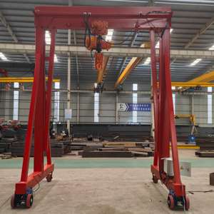 Petit pont roulant, palan portable, capacité de charge de 4,6 tonnes, haute résistance, hauteur de levage de 3 m, stable, silencieux, utilisation en construction - Product Image 3