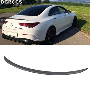 For W118 C118 C63 Style Carbon Fiber Rear Spoiler Trunk Wing 2019-2023 Carbon Fiber - Product Image 1