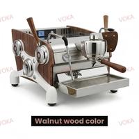 Machine à café expresso professionnelle avec groupe saturé et système de valve à aiguille, double chaudière 3,5 L vapeur + 1,5 L infusion, pompe rotative