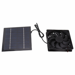 Ventilateur solaire Lan Aoyue 5W 6V avec panneau solaire, ensemble portable pour la ventilation et le refroidissement en extérieur - Product Image 1