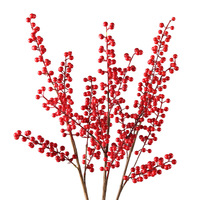 Bruiloft Rood fruit Kunstmatige tak Enkel kerstfruit Geluksfruit Schuimfruit Fortuinfruit Kunstmatig fruit Graanbloem