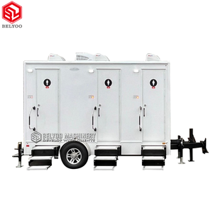 Belyoo <span class=keywords><strong>prix</strong></span> d'usine Mobile Vip toilettes Portable toilette remorque salle de bain juste cabine salle de bain remorque - Product Image 3