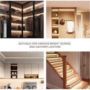 Premium COB LED striscia Touch dimmerabile bianco caldo 2700K 960 LED alta CRI + illuminazione interna calda bianco 2700K 960 illuminazione interna - Product Image 4