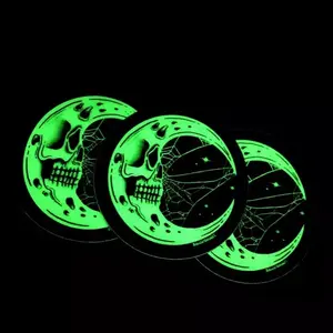 사용자 정의 발광 비닐 라벨 어둠 어린이 자동차 스티커 반사 야간 발광 장식 다이 컷 디자인