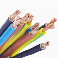 Câble électrique industriel basse tension BV/BVR H07V-U à âme en cuivre isolé PVC 2,5 mm 4 mm 6 mm 10 mm Monoconducteur