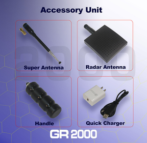 Detektor Emas/Perhiasan/Giok/Batu Mulia Xuanfan GR2000 Multi-Frekuensi Berbahan Baja Anti Karat dengan Peringkat IP65 dan Jangkauan Jauh, Dilengkapi Kumparan 40cm - Product Image 5