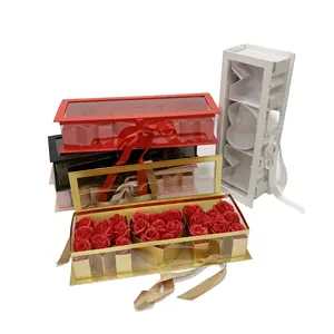 Wholesale Luxury Mother's Day Rose Flower Box Rectangular Mom Floral Gite Box For Mom Flower Box Packaging