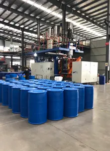 200 Liters Plastic Drum Extrusion Blow Molding Machines 55 Gallon Blue Drum Auto Making