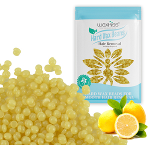 Waxkiss Hot Selling Ontharingswax Kralen 400G Melk Honing Shea Boter Citroen Jasmijn Hete <span class=keywords><strong>Wax</strong></span> Bonen Voor Body Bikini Ontharing - Product Image 2